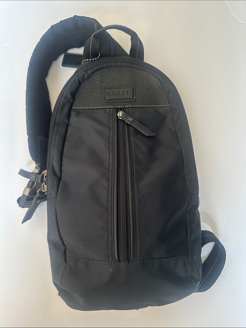 COACH Men's Black Sling Crossbody Bag